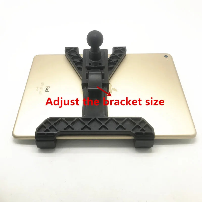 Heavy duty dual tablet suction cup mount with 1 inch ball head for ipad mini air 1 2 3 4